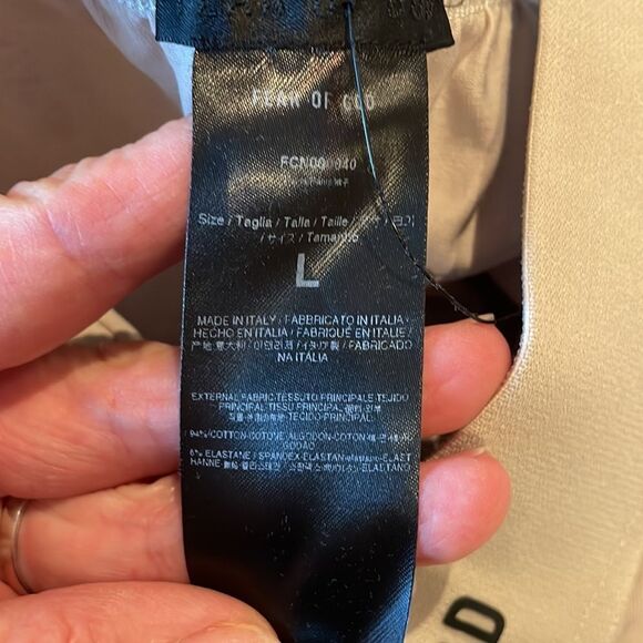 Fear of god stretch cotton lounge pants in cement large - Picture 14 of 16